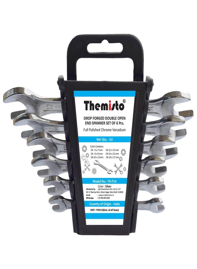 THEMISTO TH-T14 6pcs Double Open Ended Spanner set - Image 1